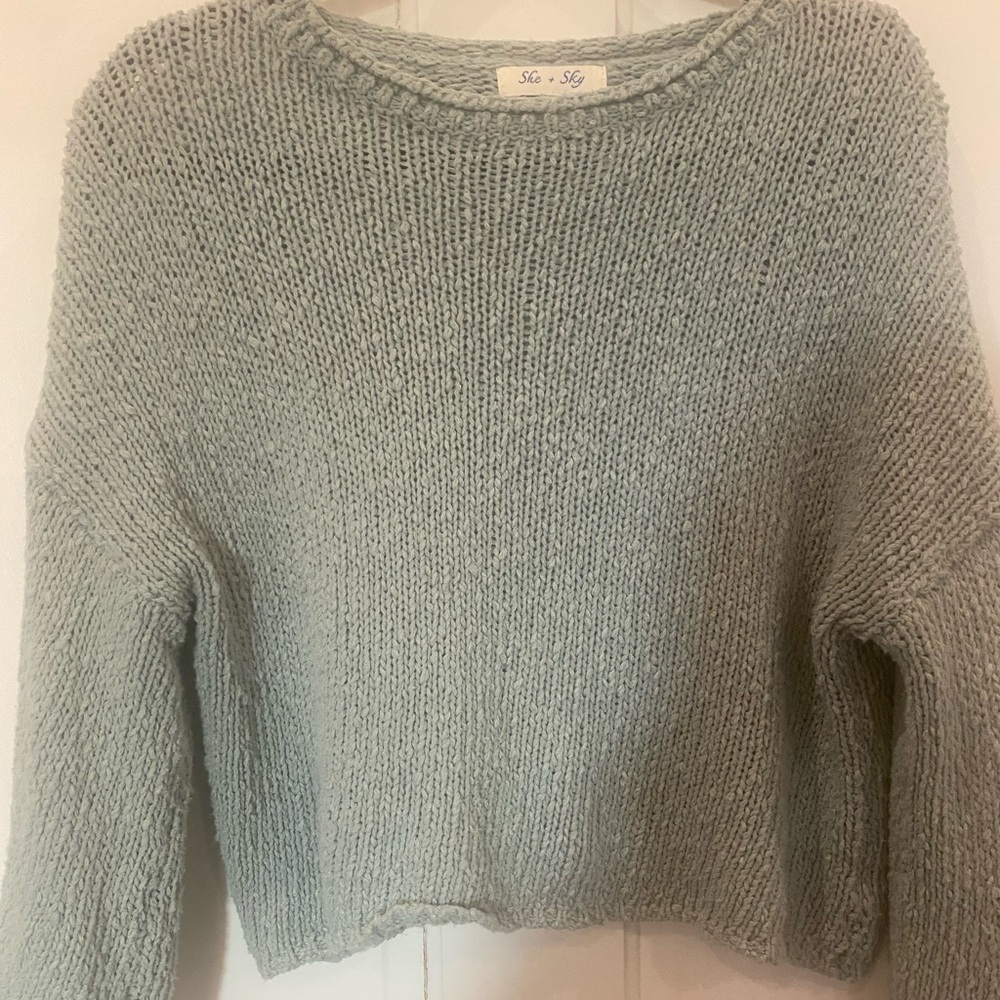 Blue sweater